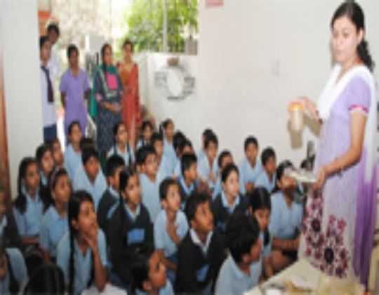 center Point School Class IV students’ day